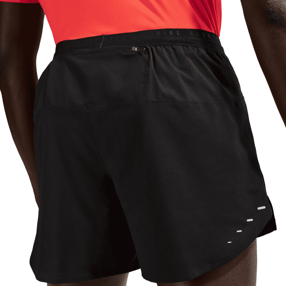 M's Stride Dri-Fit 5" Brief-Lined Running Shorts Black/Reflective Silv, view: 3