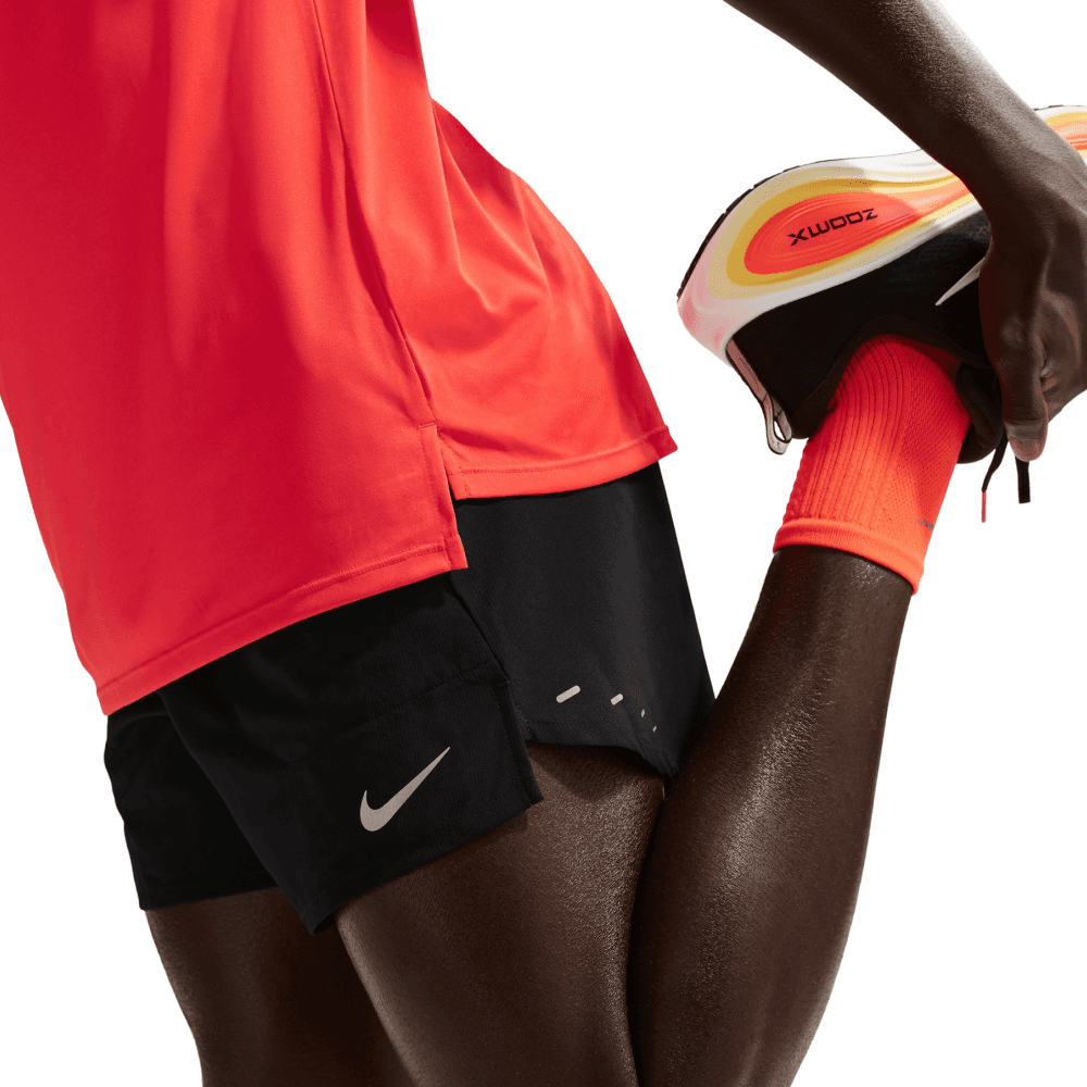M's Stride Dri-Fit 5" Brief-Lined Running Shorts Black/Reflective Silv, view: 4