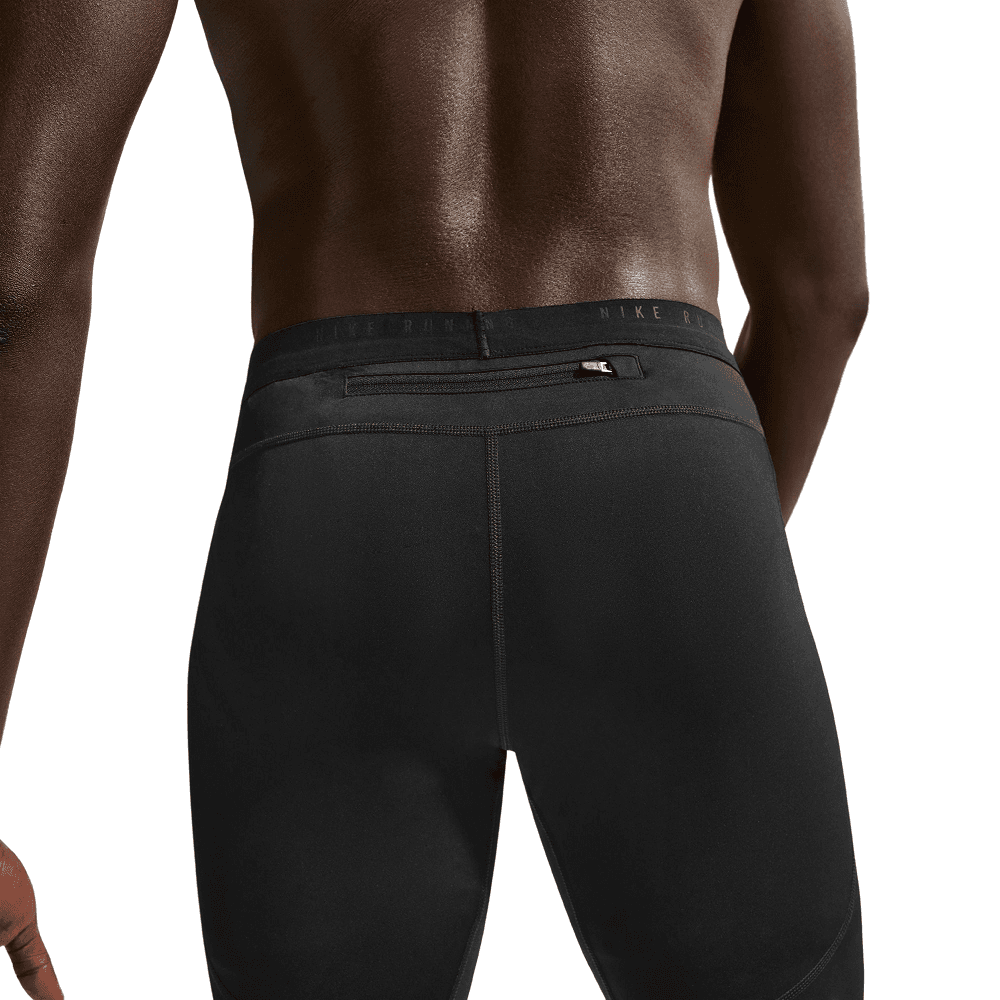 M's Stride Dri-Fit 1/2-Length Running Tights Black/Reflective Silv, view: 4
