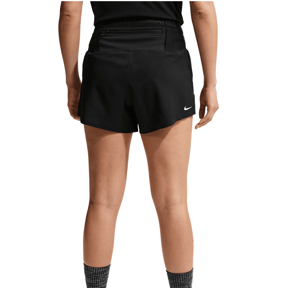 W's Acg Dri-Fit Mid-Rise Brief-Lined Trail Running Shorts Black/Black/Summit White, view: 3