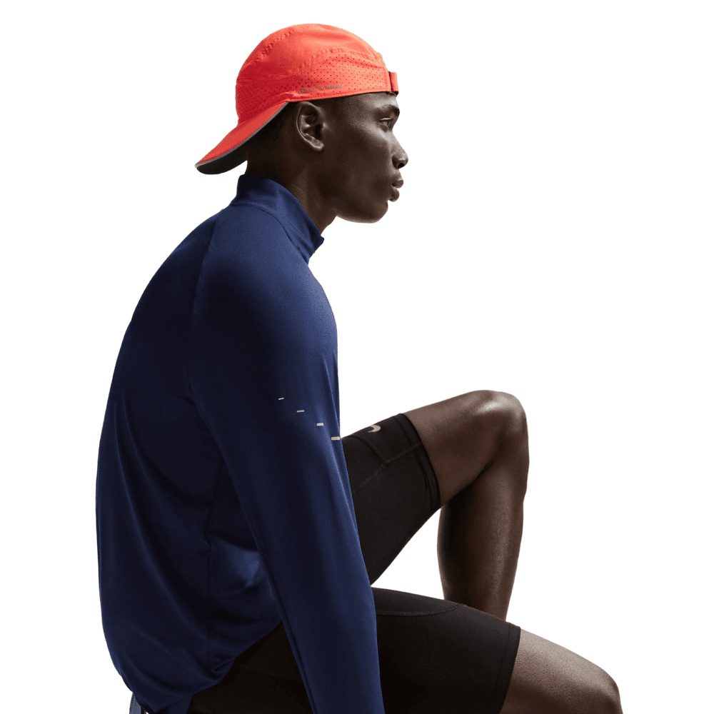 M's Stride Dri-Fit 1/4-Zip Running Top Midnight Navy/Reflective Silv, view: 2