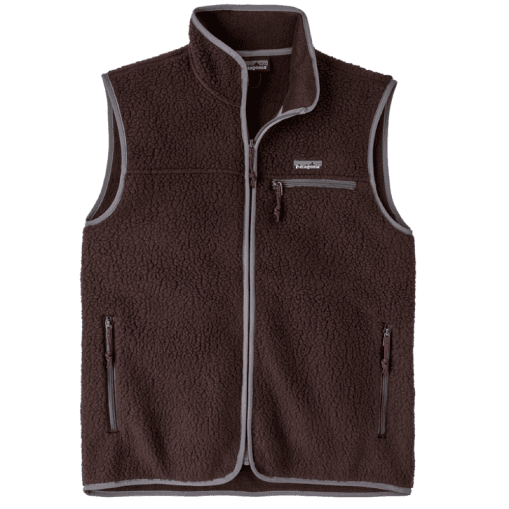 M's Retro Pile Vest Den Brown, view: 0