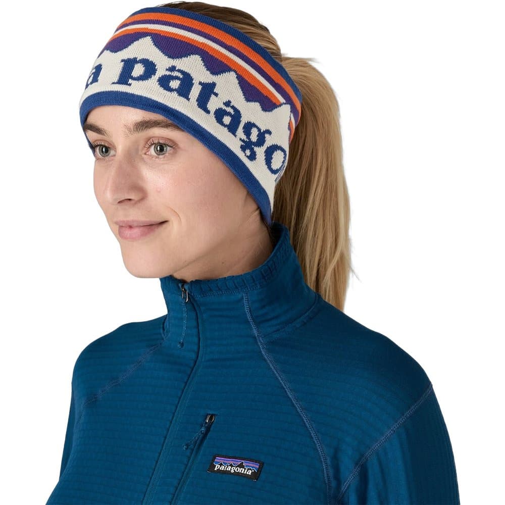 Powder Town Headband Hut Tripper Logo: Weathered Stone, view: 1