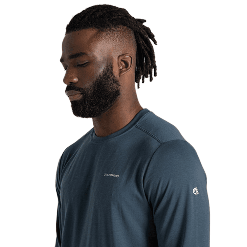 Nosilife Abel Long Sleeved T-shirt Blue Stone, view: 4