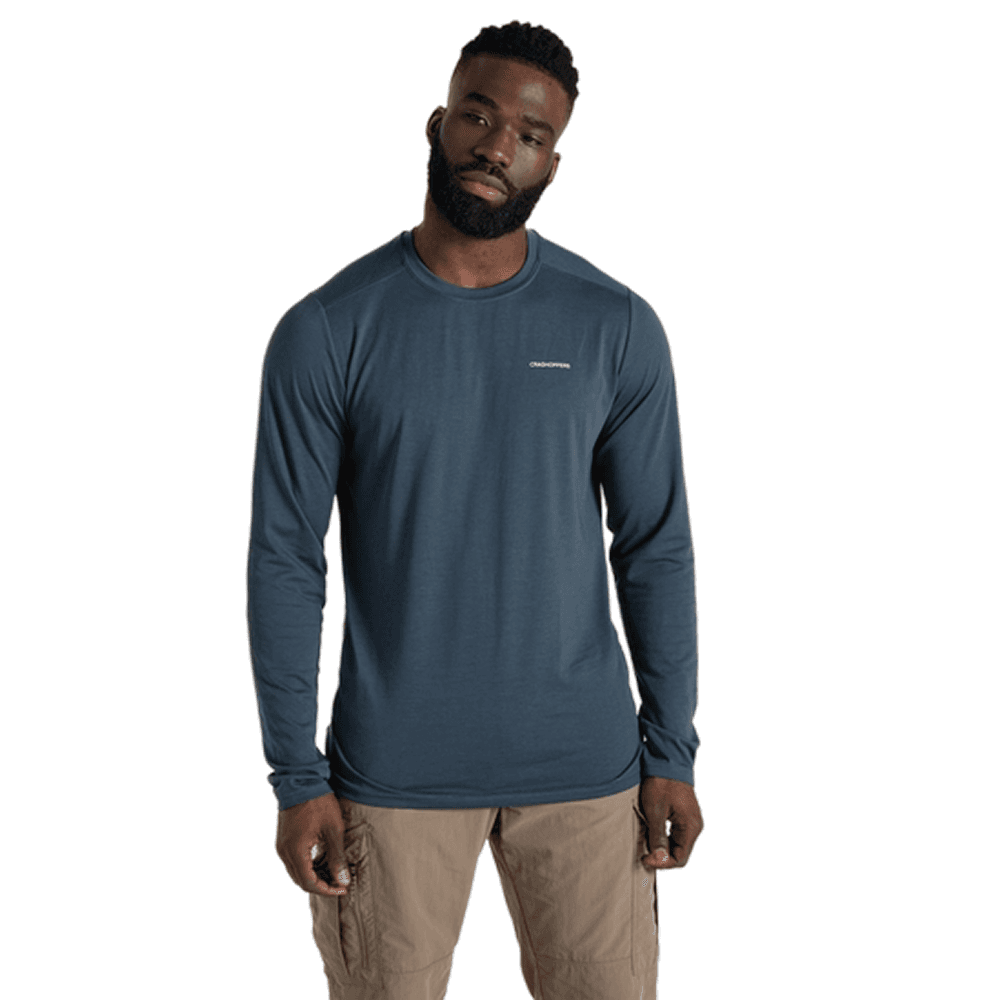 Nosilife Abel Long Sleeved T-shirt Blue Stone, view: 1