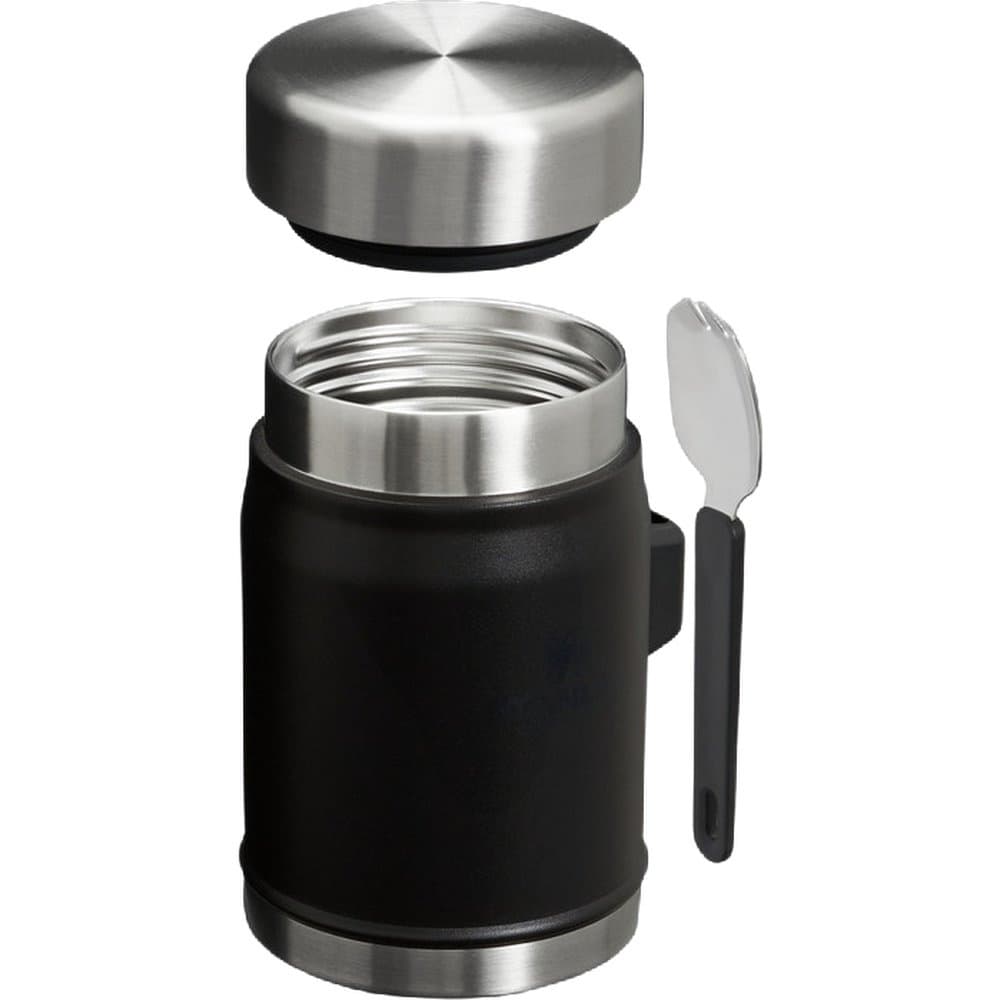 The Legendary Classic Food Jar + Spork Black 2.0, view: 2