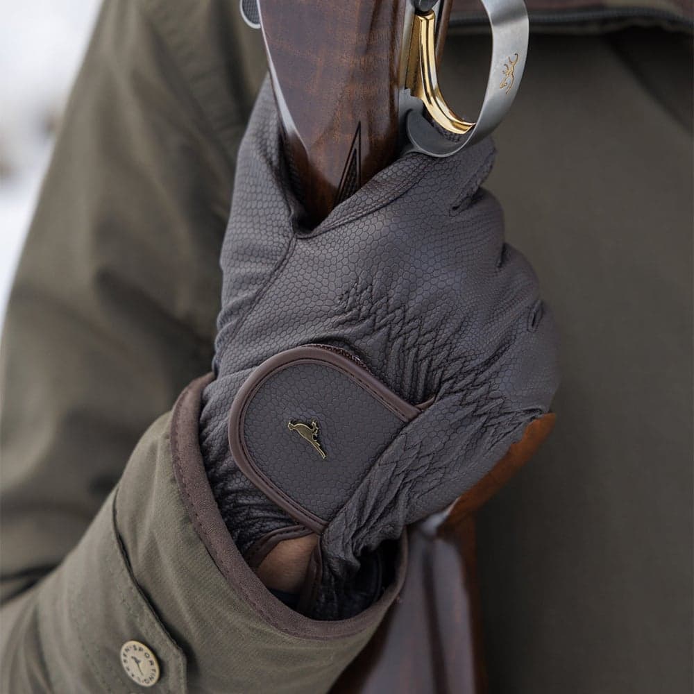 Ultra grip shooting gloves Brown, view: 1