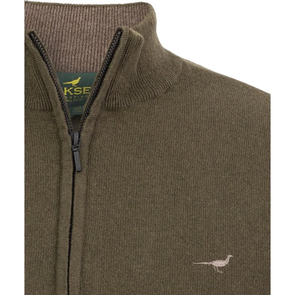 Brompton Zip Neck Olive, view: 1
