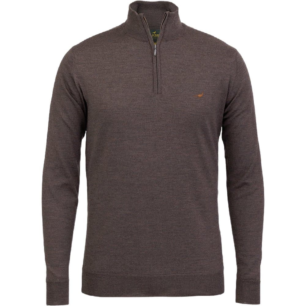 Norfolk Zip-Neck Chocolate, view: 0