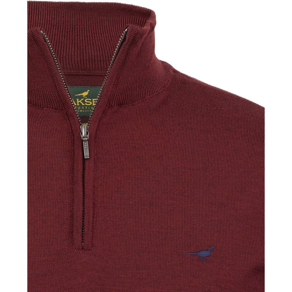 Norfolk Zip-Neck Vintage Port, view: 1