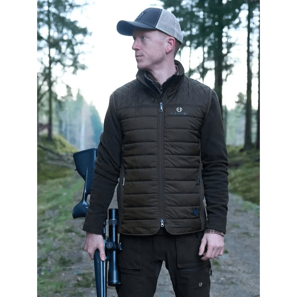 Ember Heat Vest Men Dark Forest Green, view: 5