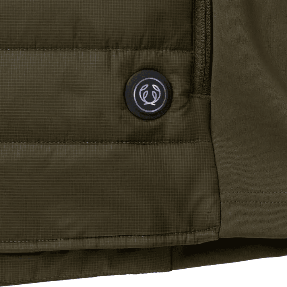 Ember Heat Vest Men Dark Forest Green, view: 3