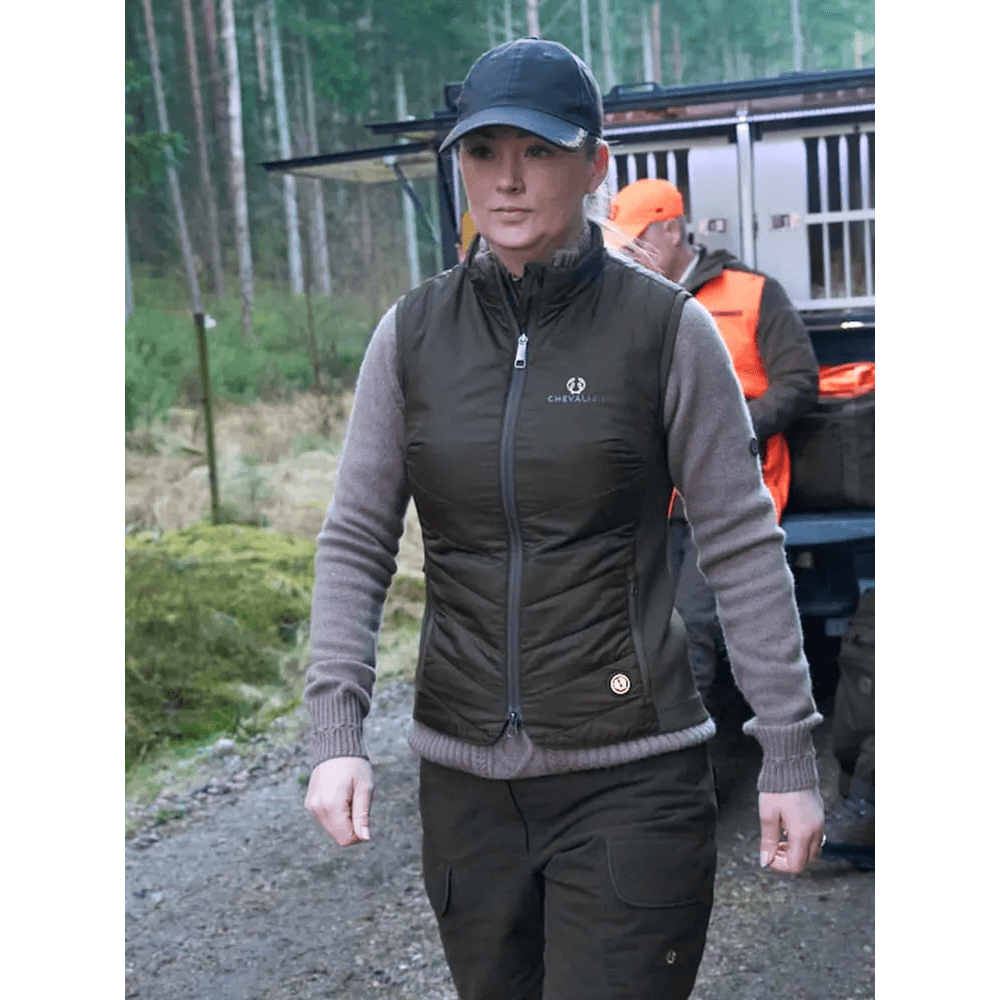Ember Heat Vest Women Dark Forest Green, view: 5
