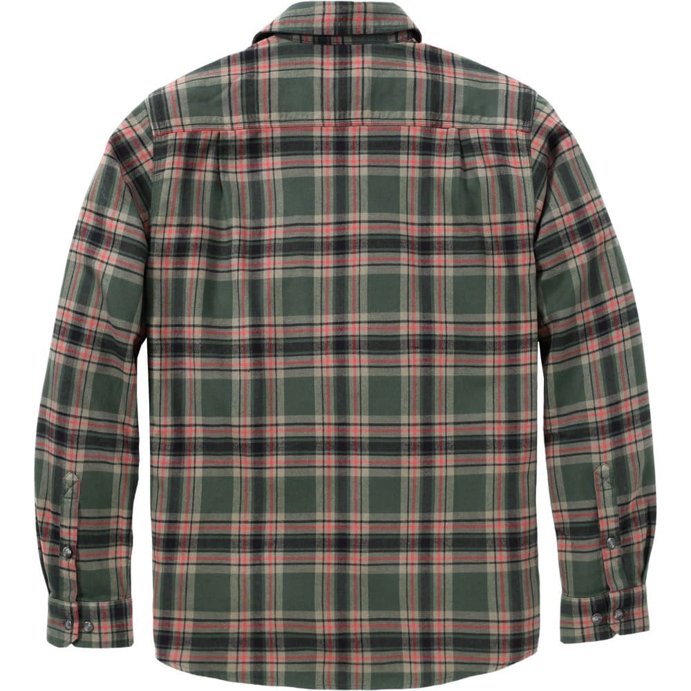 M's Hamilton Relaxed LS Plaid Shirt Forestry Green/Amber Terrain, view: 1