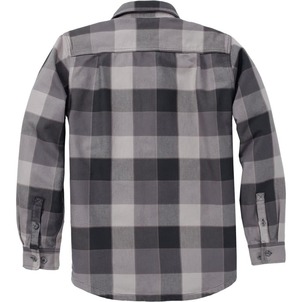 Everett Loose Ls Plaid Shirt Mud Gray, view: 1