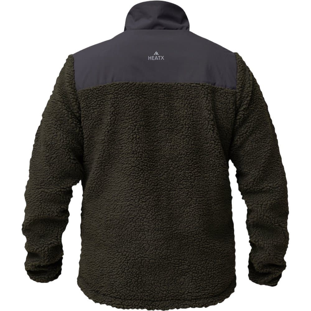 HeatX Hybrid Pile Jacket Olive/Black, view: 2