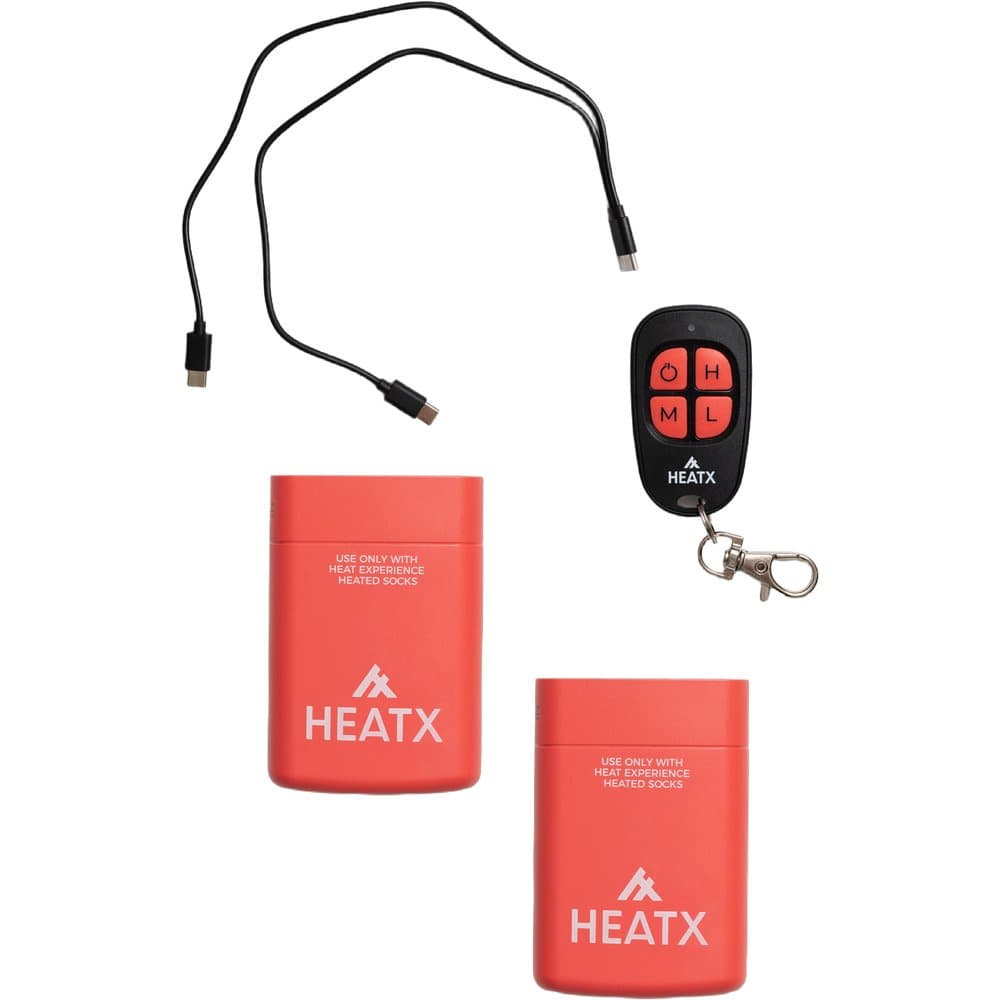 HeatX Carve Socks and Battery Red/Black, view: 4