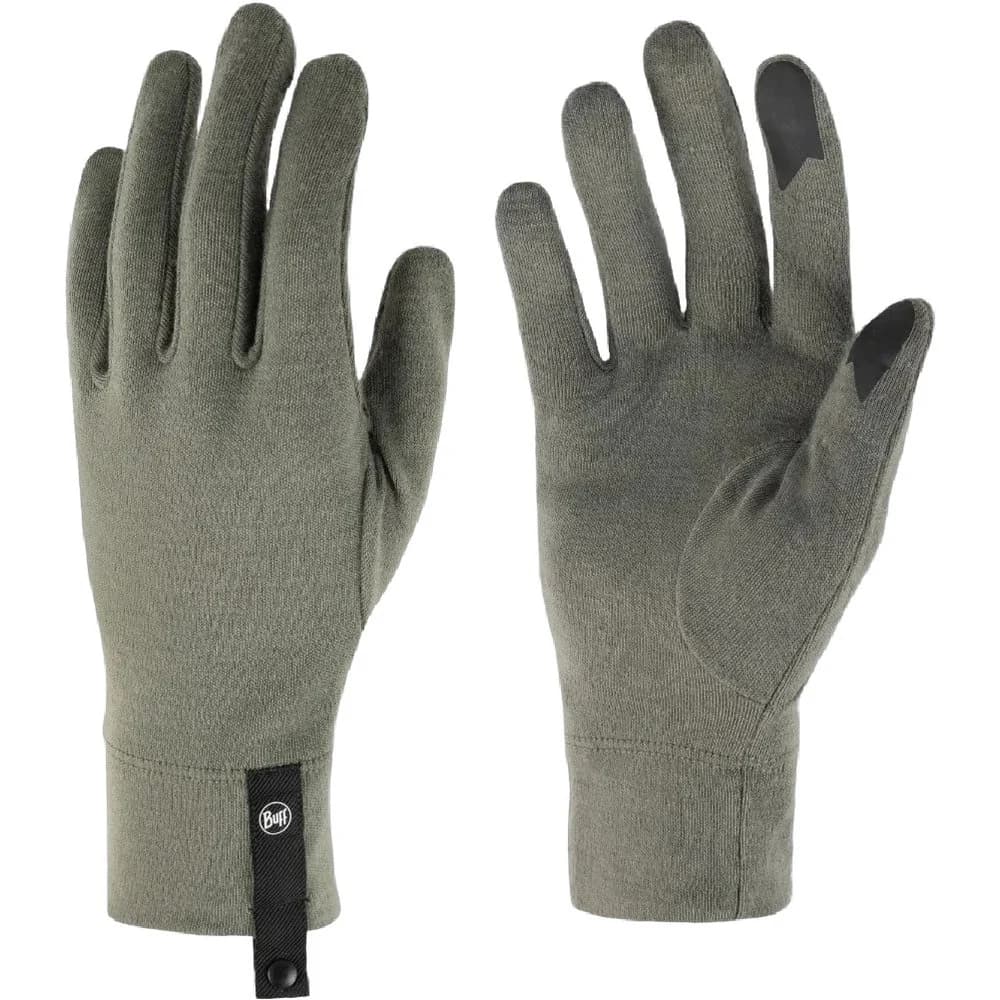 Merino Midweight Gloves Khaki, view: 0
