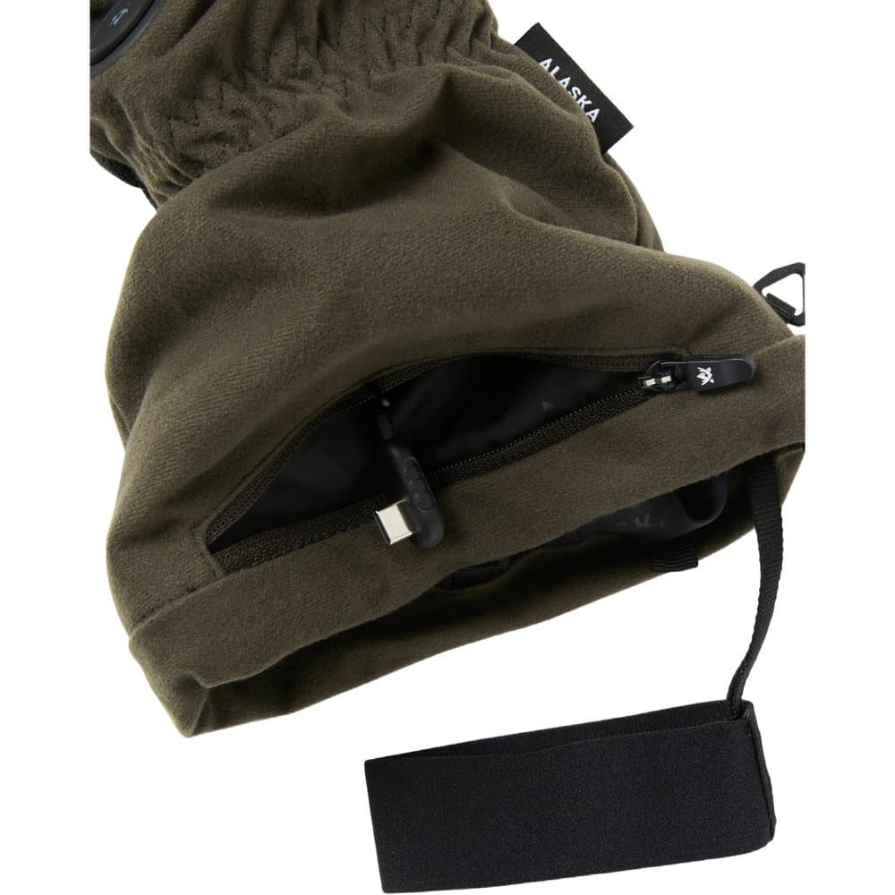 Heat System Mittens Solid Brown, view: 2