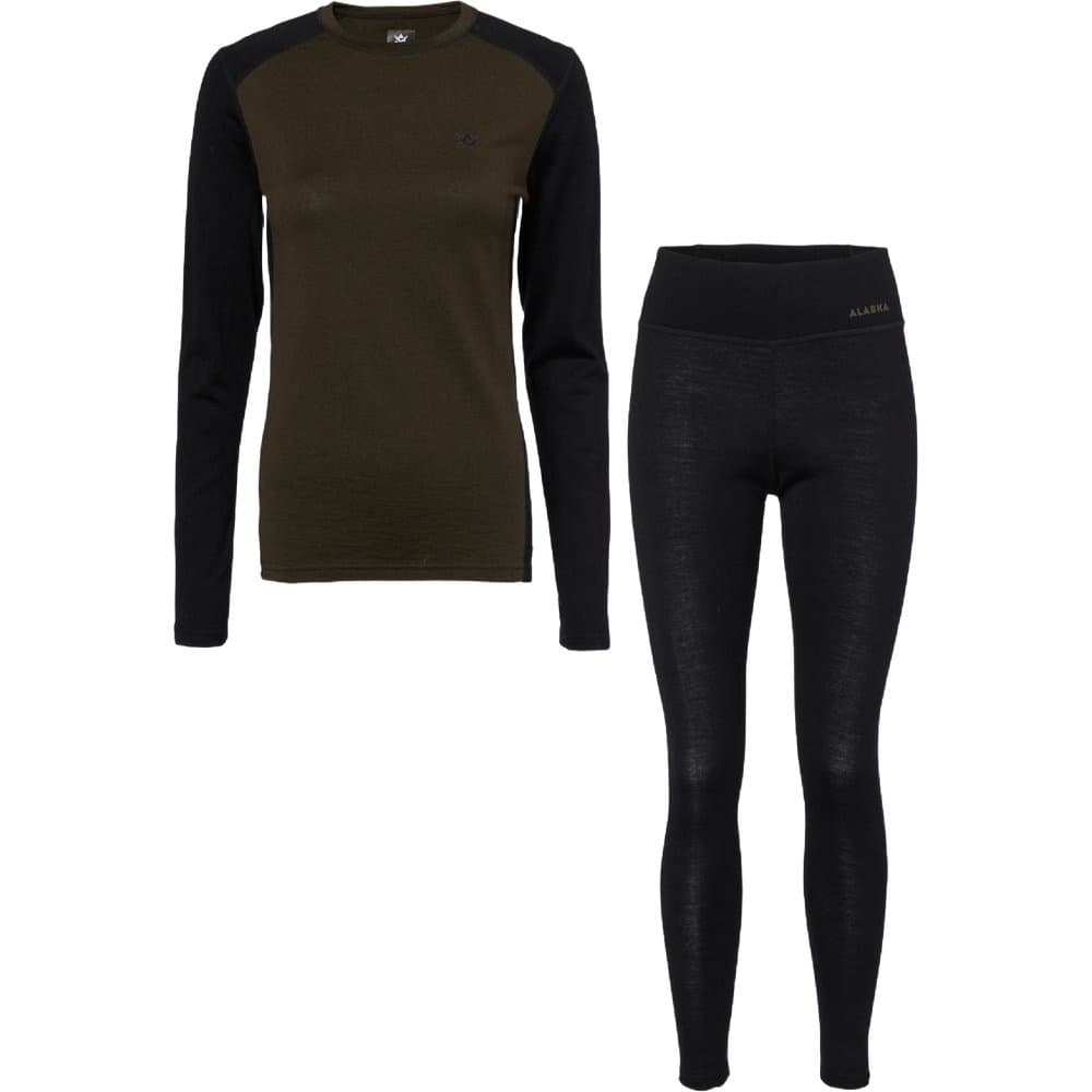 Merino Ws Base Layer Set Night Green, view: 0