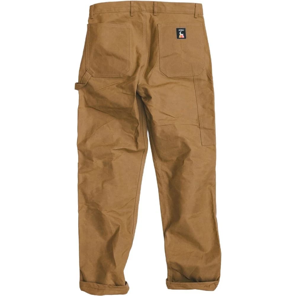 Waxed Workwear Pants Brown, view: 1