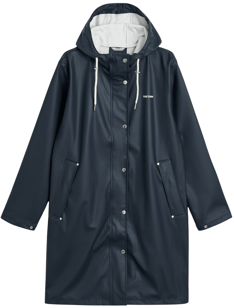 productImage: W's Wings A-Shape Rain Coat Navy Blaze
