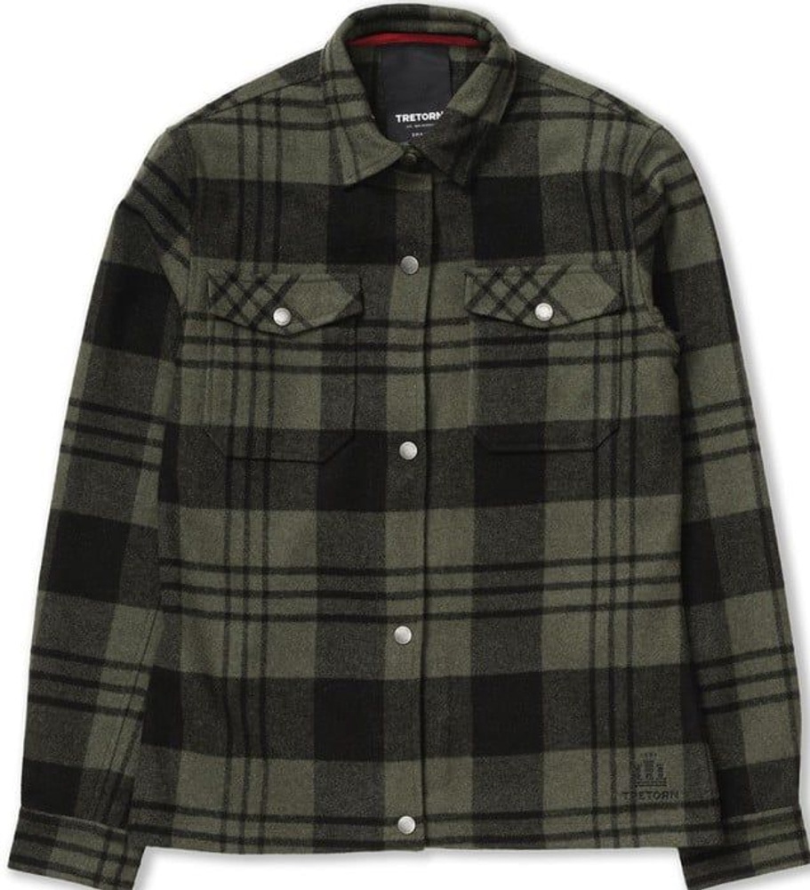 productImage: W's Sarek Trail Wool Shirt Field Green