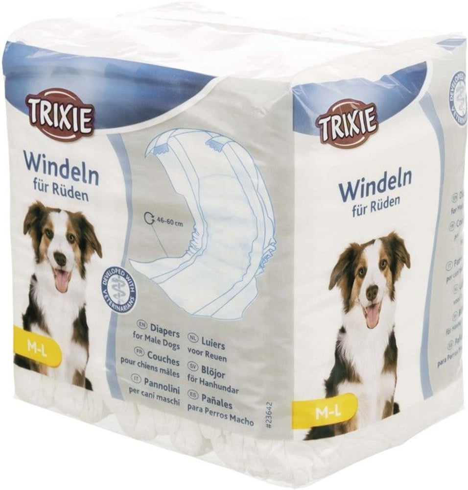 productImage: Blöjor för Hanhund M-L 46-60 cm 12-pack