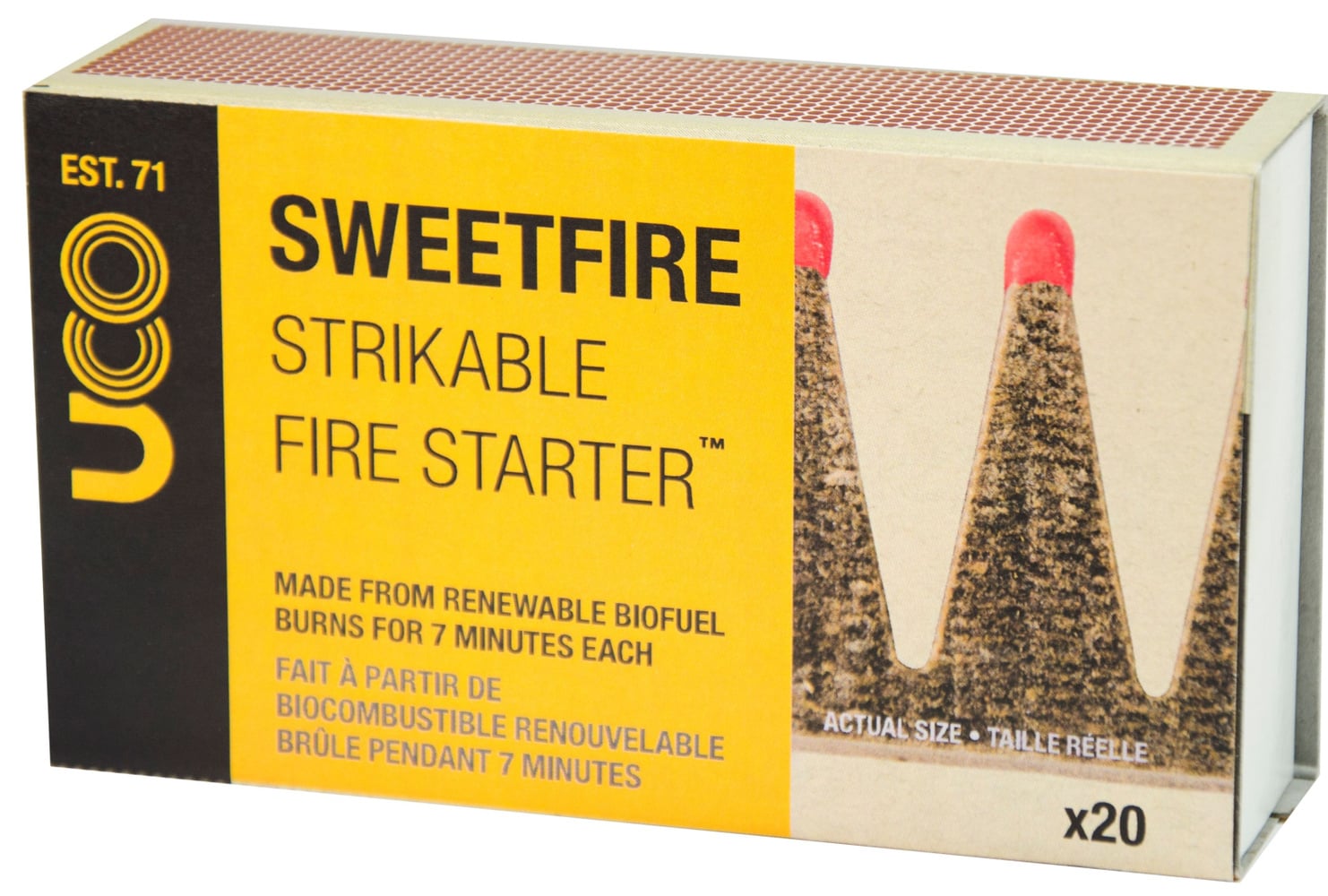productImage: SweetFire Strikeable Fire Starter 20-pack