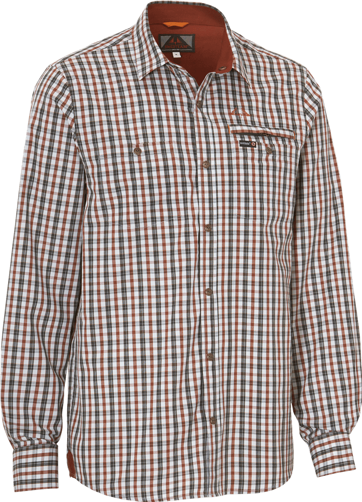productImage: M's Lynx Antibite Shirt Dark Orange