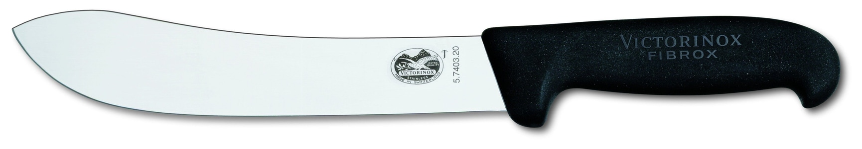 productImage: Slaktkniv 20 cm bred spets Svart Fibrox