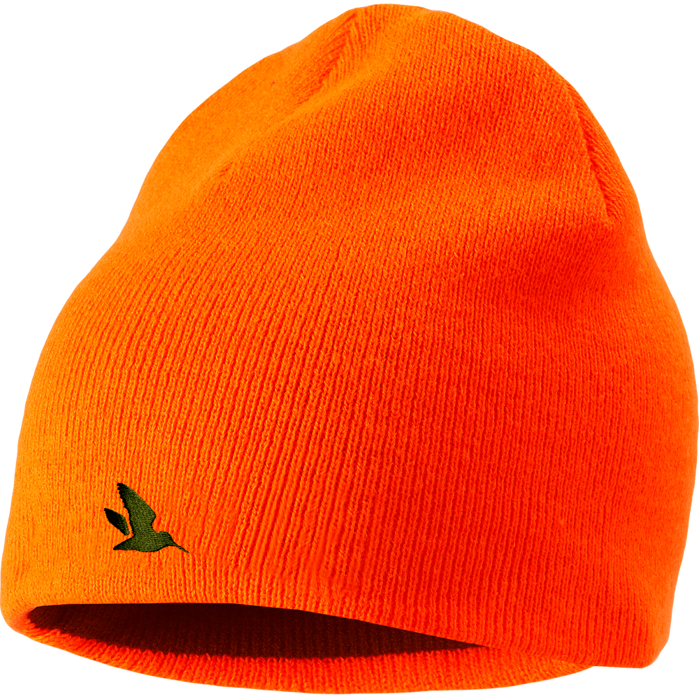 productImage: Ian Reversible Beanie Hi-Vis Orange/Pine Green