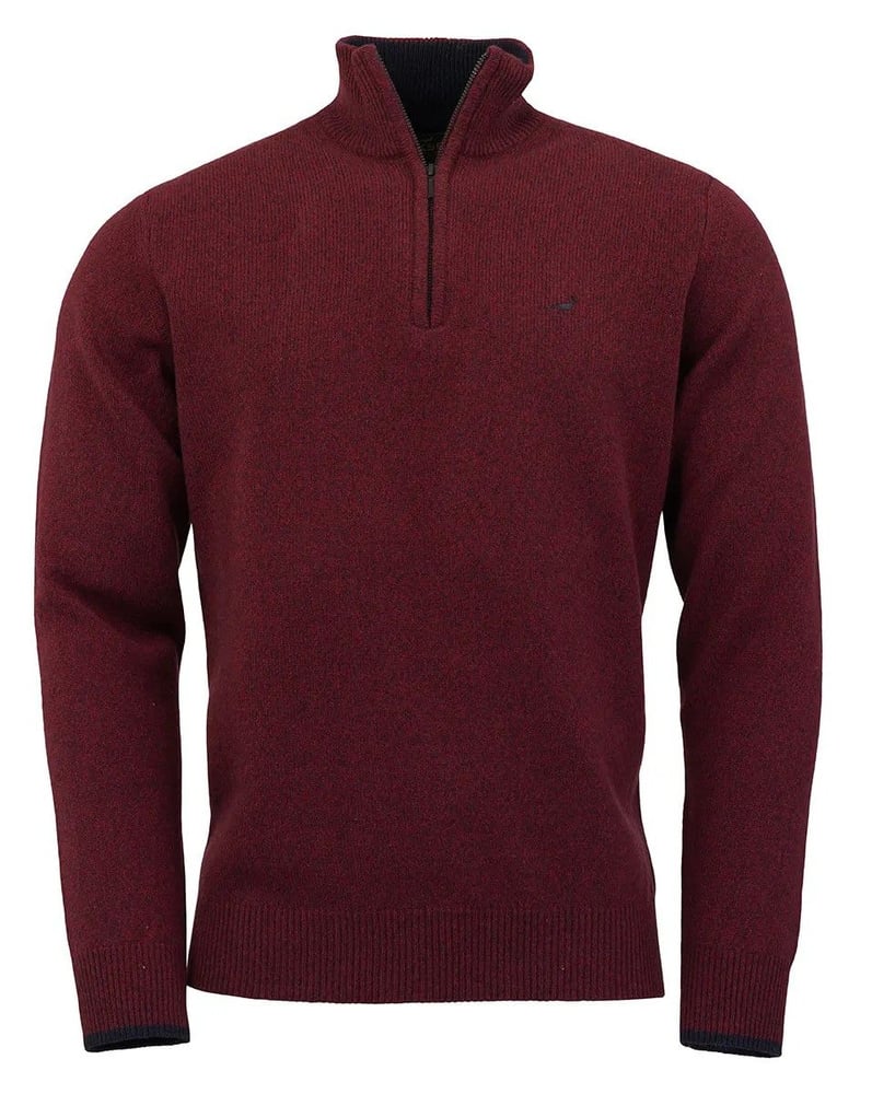 productImage: Brompton Zip-Neck Burgundy