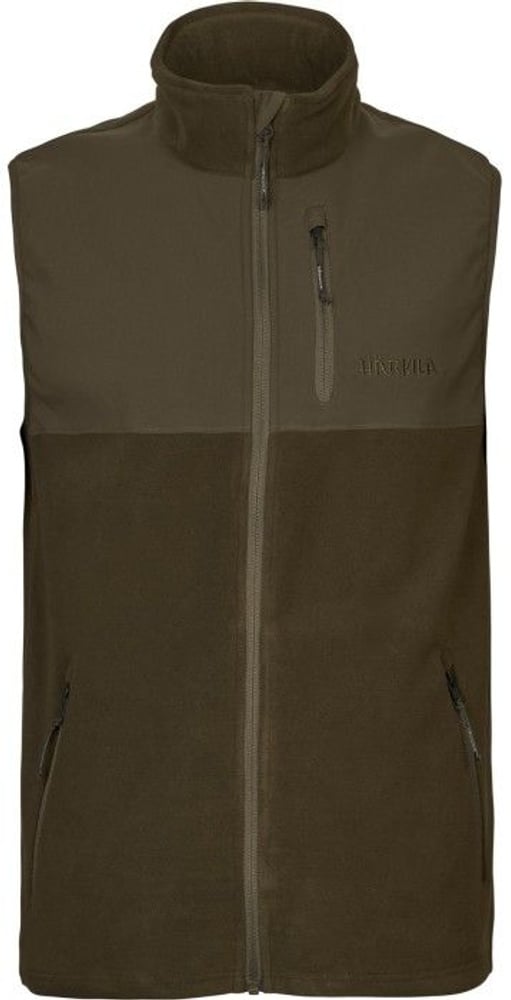 Fjell Fleece Vest Hunting Green/Willow Green, view: 1