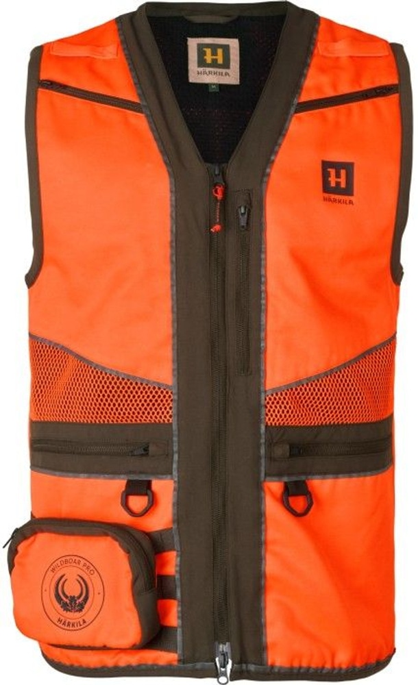 productImage: Wildboar Pro Waistcoat Orange Blaze/ Brown