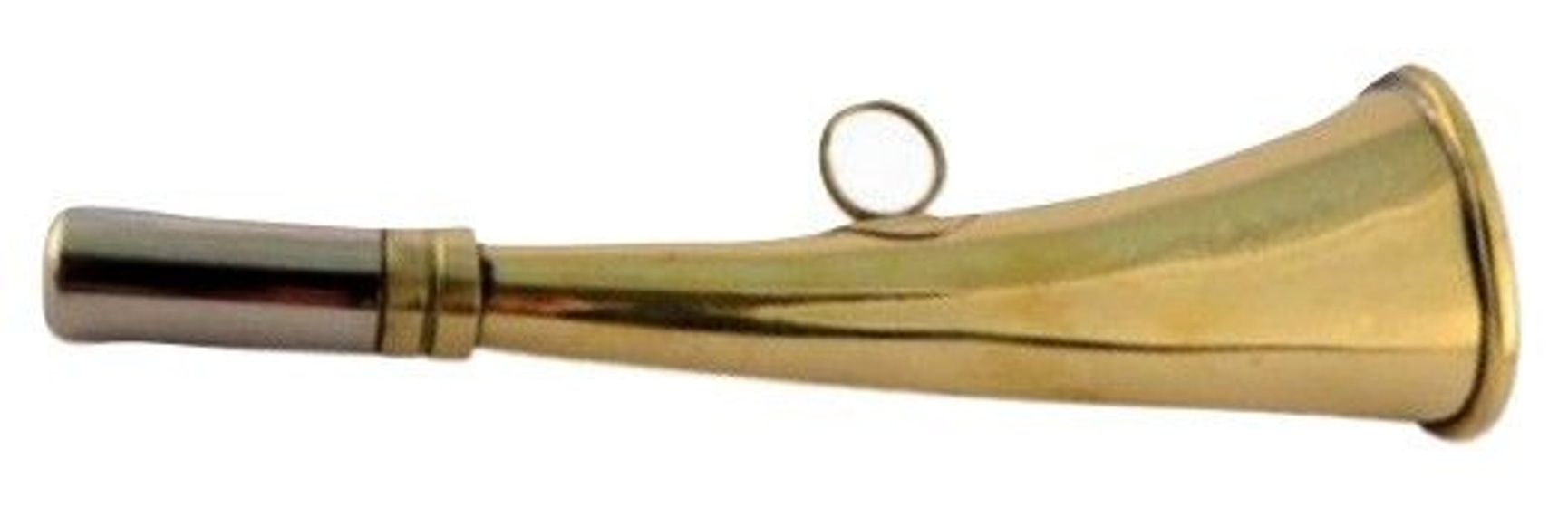 productImage: Jakthorn Mässing Böjt 16 cm