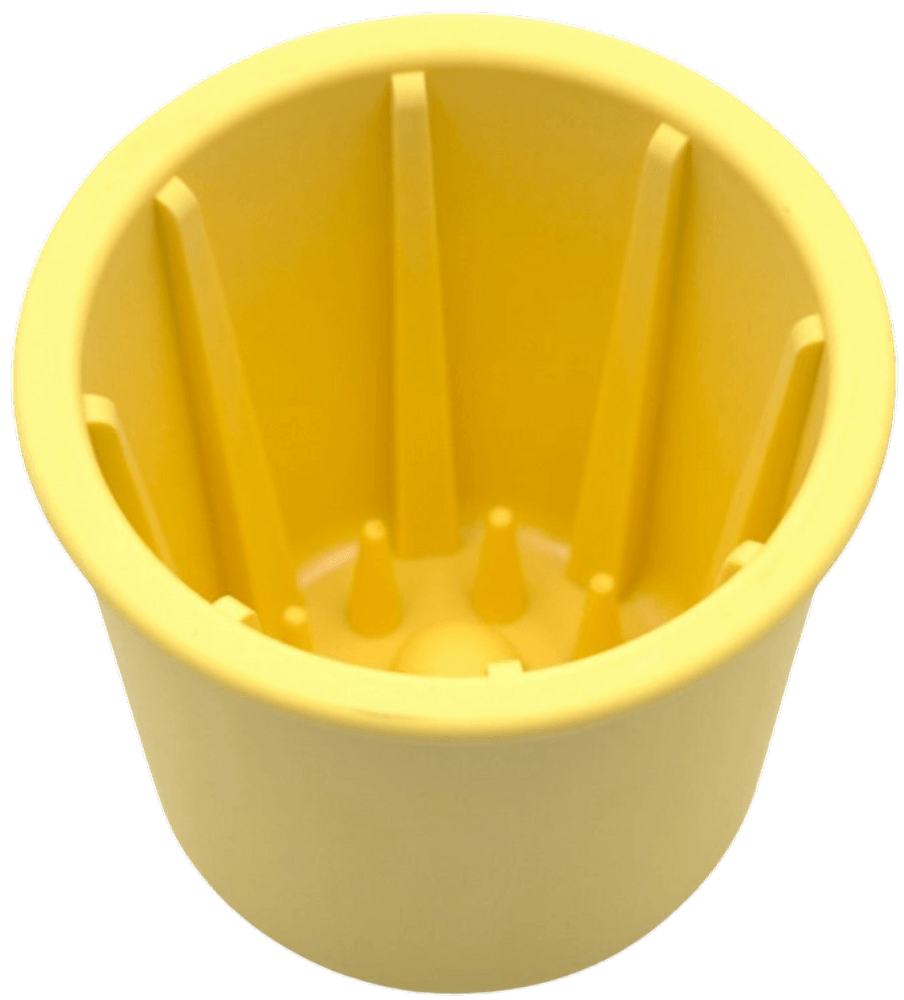 productImage: Fibeek Slowfeeder-kopp Gul