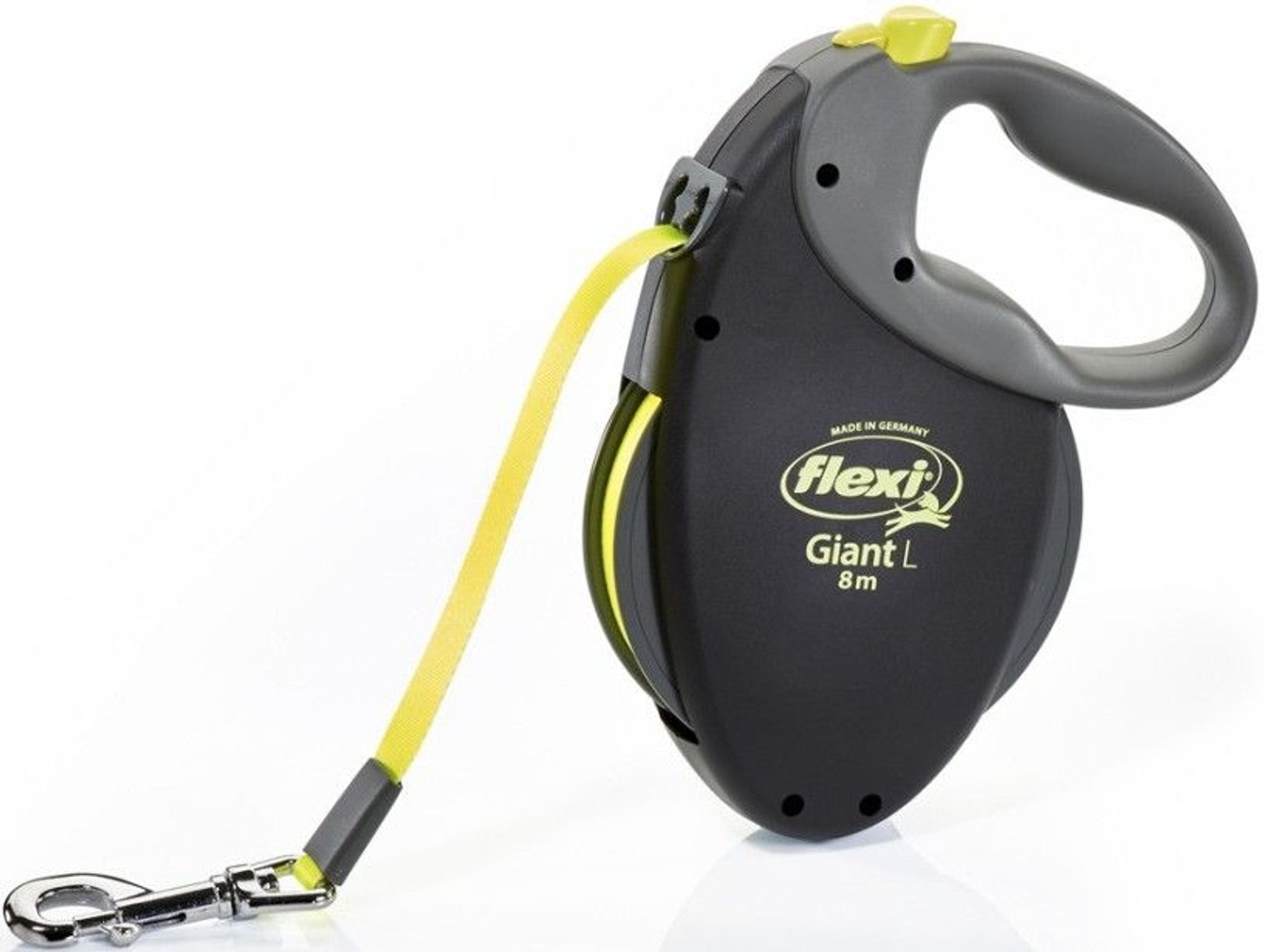 productImage: flexi NEON GIANT L Band 8 m max 50 kg Svart/Neon