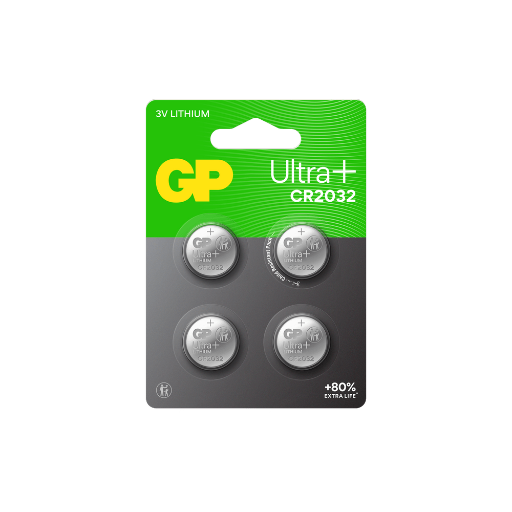 productImage: GP Knappcell CR2032, 4-pack