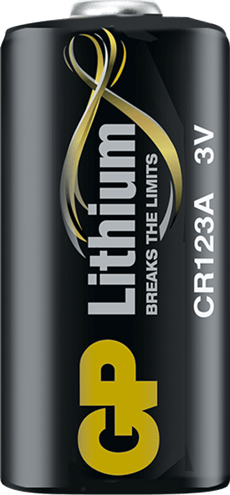 productImage: GP Knappcell Lithium CR123A, 1-pack