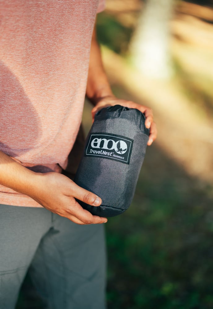 productImage: Eno TravelNest Hammock + Straps Combo Marine