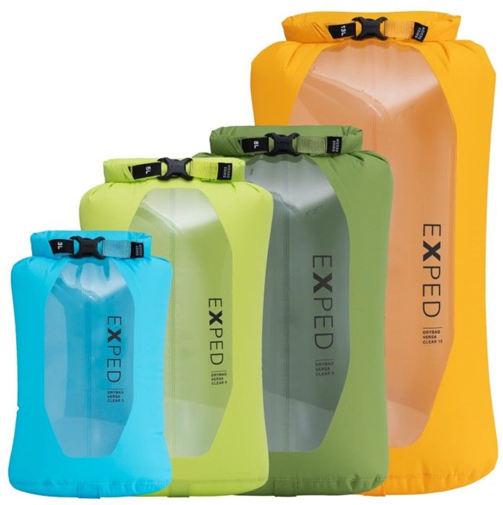 productImage: Drybag Versa Clear Set (3L 5L 8L 13L) Assorted