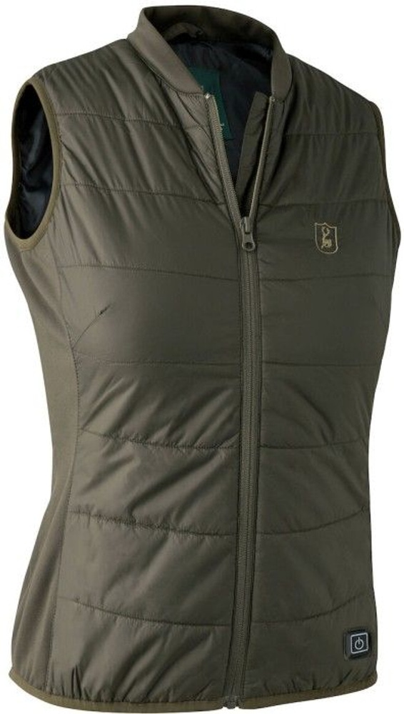 productImage: Lady Heat Inner Waistcoat Deep Green