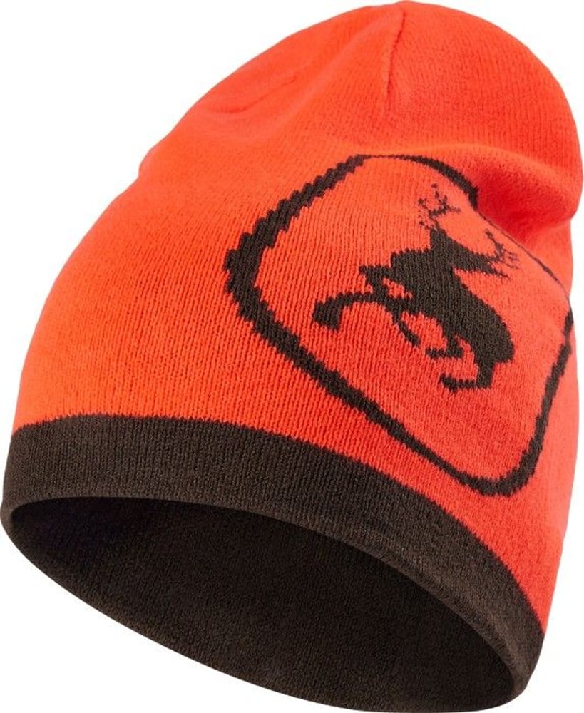 productImage: Cumberland Knitted Beanie Reversible Orange