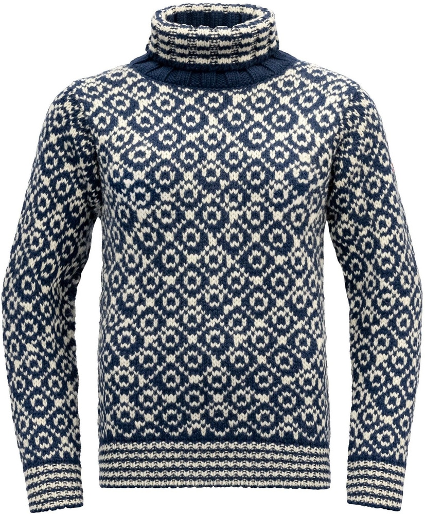 productImage: Svalbard Wool High Neck Night Night/Off White