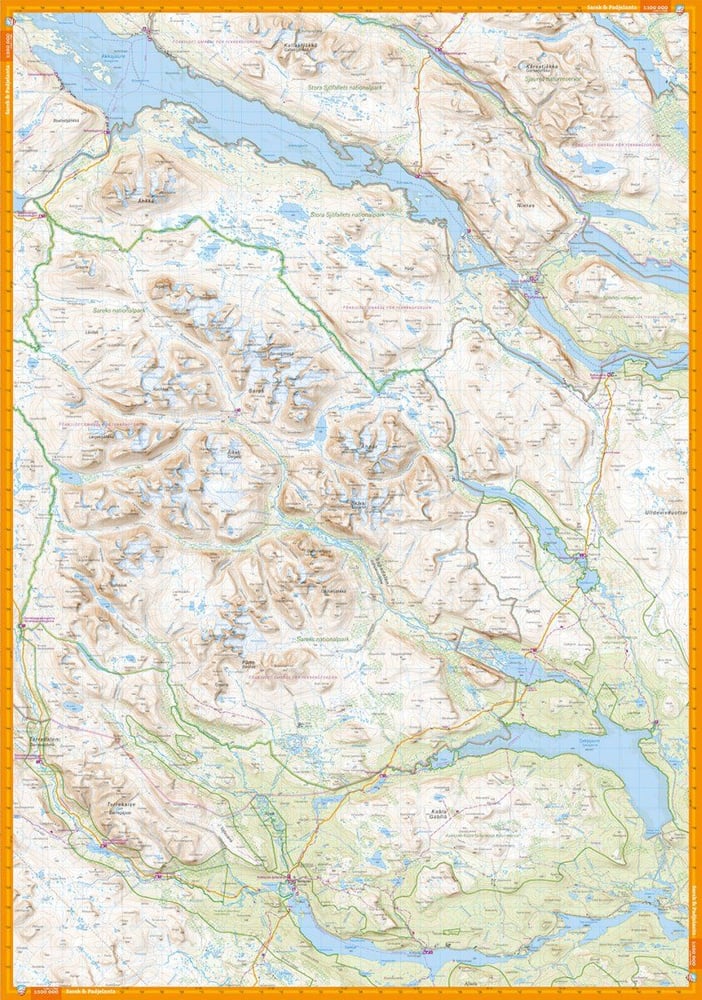 productImage: Sarek & Padjelanta 1:100000
