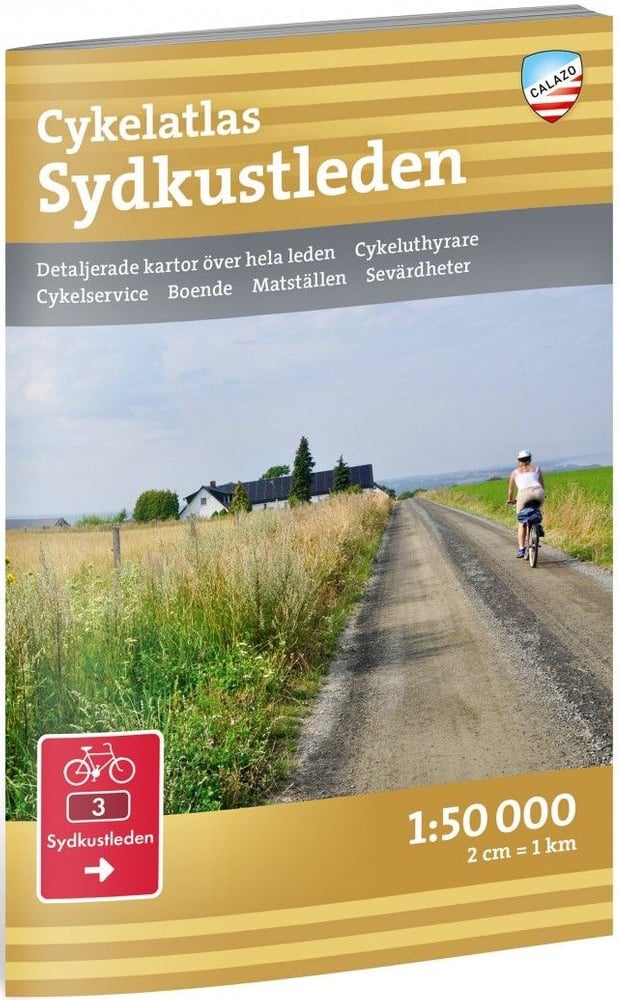 productImage: Cykelatlas Sydkustleden 1:50 000