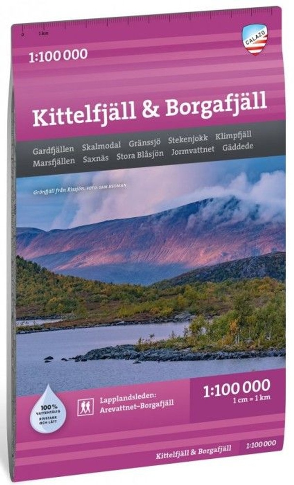 productImage: Kittelfjäll & Borgafjäll 1:100000