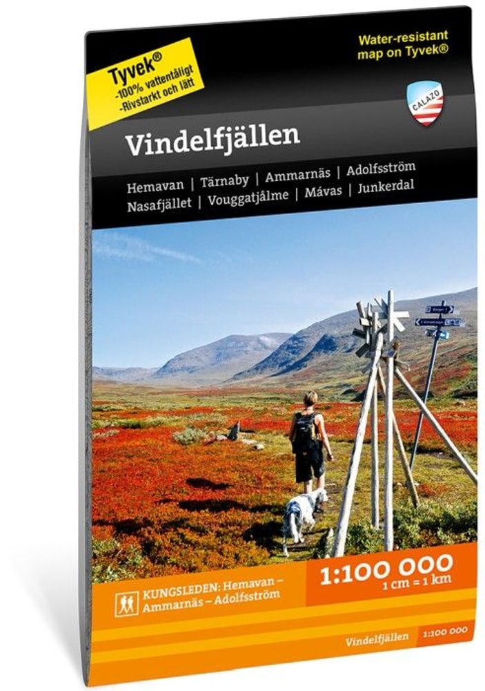 productImage: Fjällkarta Vindelfjällen 1:100 000