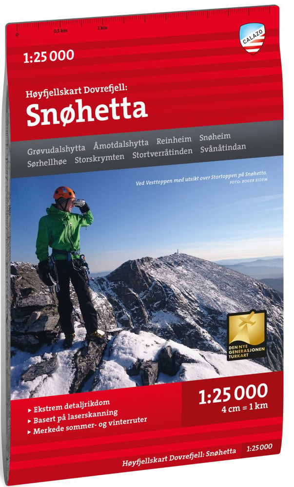 productImage: Høyfjellskart Dovrefjell: Snøhetta 1:25 000